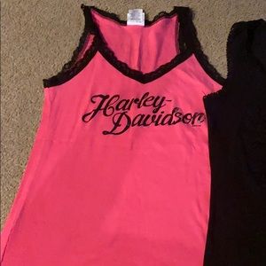 Two Harley tanks size lg